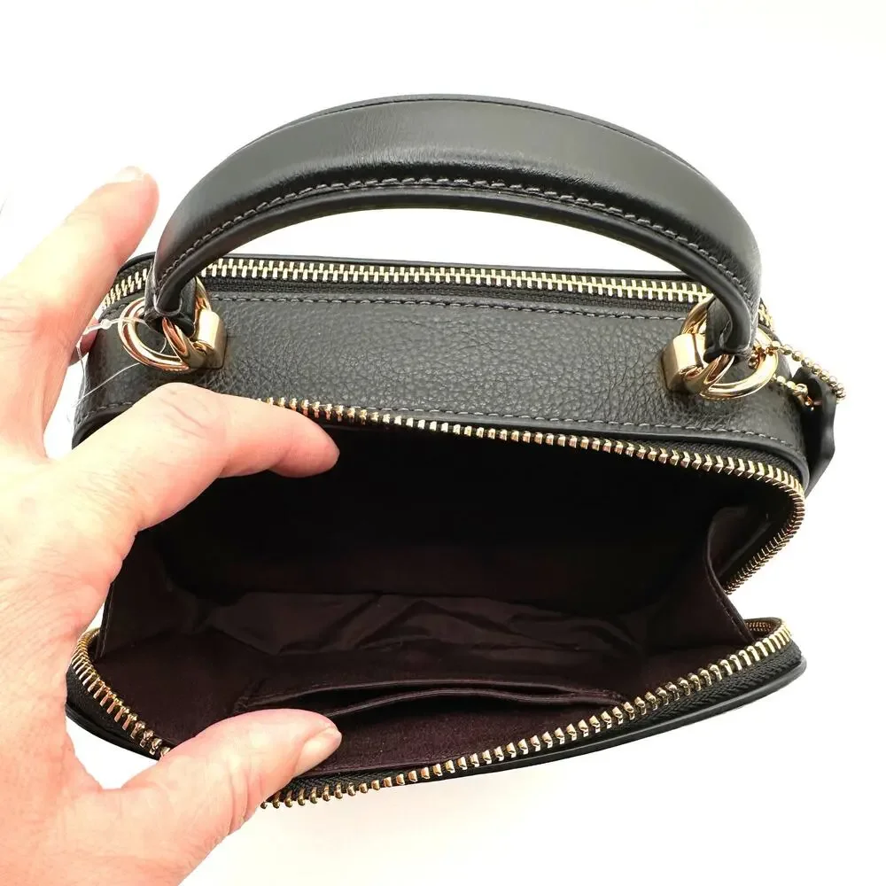 Coach X Tom Wesselmann Box Crossbody Black Leather CQ047 - Picture 6 of 8